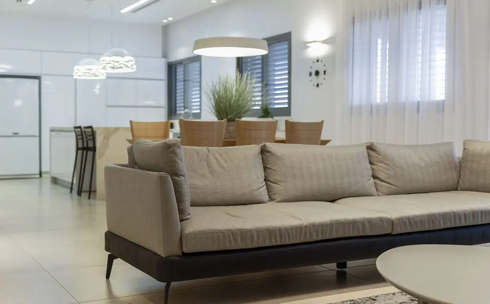 סלון מטבח בפנטהאוז