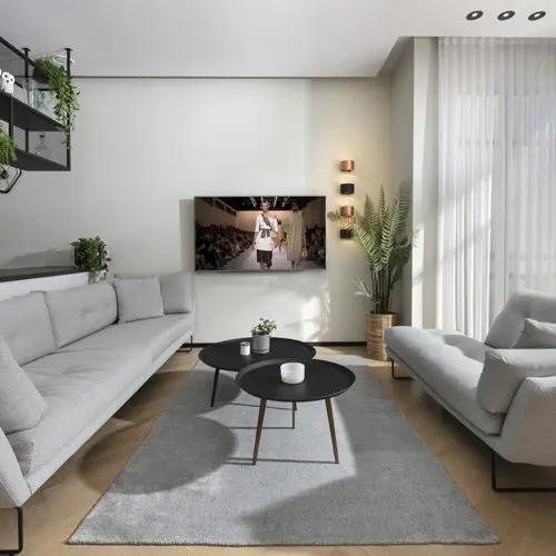 סלון קטן בעיצוב מודרני