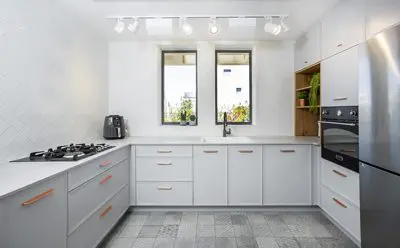 דירה בעיצוב כפרי משפחתי